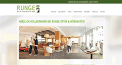 Desktop Screenshot of optik-runge.de