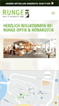 Mobile Screenshot of optik-runge.de